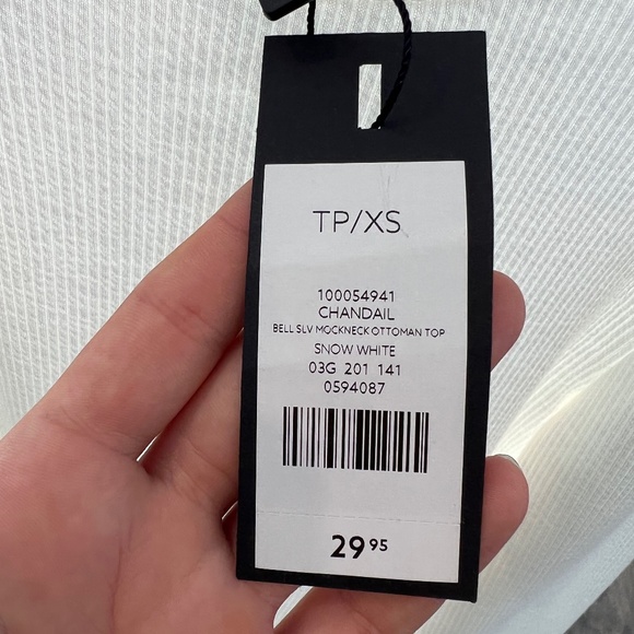 CHANDAIL Mock Neck with Flared Sleeves - Picture 3 of 4